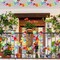10 Pack Summer Multicolor Tropical Flower Lei Garland Luau Hibiscus Flower Banner for Hawaiian Luau Decorations,10 Feet Each